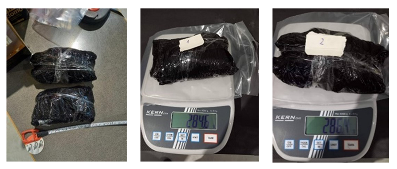 Two packages of carfentanil seized, total 570 grams, 12 May 2022