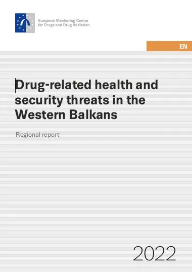Drug-related health and security threats in the Western Balkans report cover