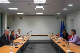 Meeting between European Commissioner for Home Affairs Ylva Johansson and staff at the EMCDDA, 12 April 2021