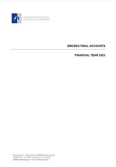 cover of the 2022 annual accounts