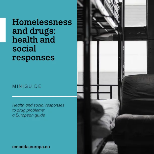 cover of miniguide homelessness and drugs: health and social responses