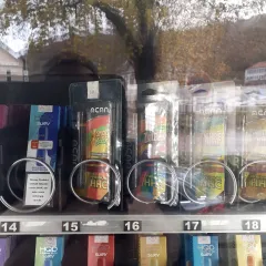vending machine with HHC packs