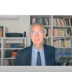Video Screenshot of EMCDDA Director Alexis Goosdeel