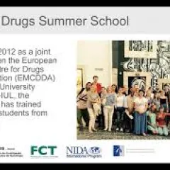 Screenshot of a presentation from the EMCDDA webinar on the Summer School