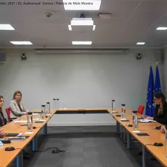 Meeting between European Commissioner for Home Affairs Ylva Johansson and staff at the EMCDDA, 12 April 2021