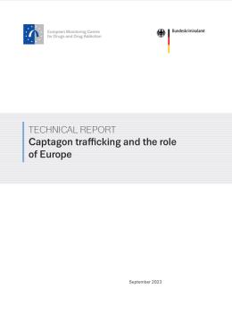 cover of report Captagon trafficking and the role of Europe