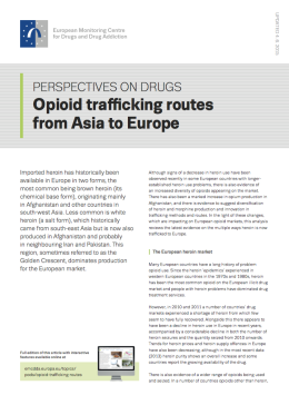 Trafficking routes POD's cover