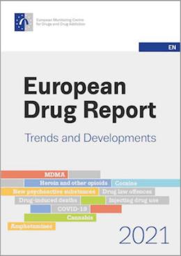 cover of the european drug report 2021