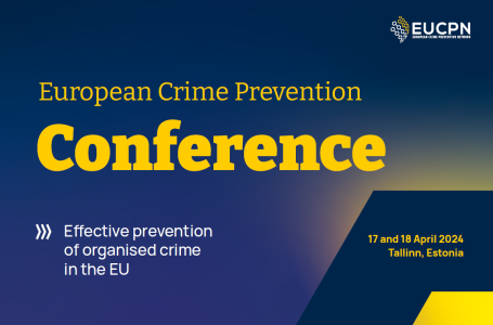 Banner of the European Crime Prevention conference