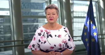 Video Screenshot of Commissioner Ylva Johansson