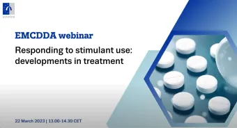 First slide of the recording on the EMCDDA webinar on responding to stimulant use
